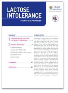 Lactose Intolerance - review - document to download