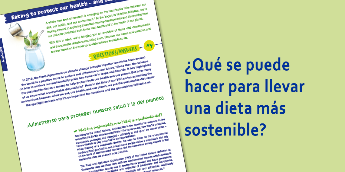 ¿Qué se puede hacer para llevar una dieta más sostenible?